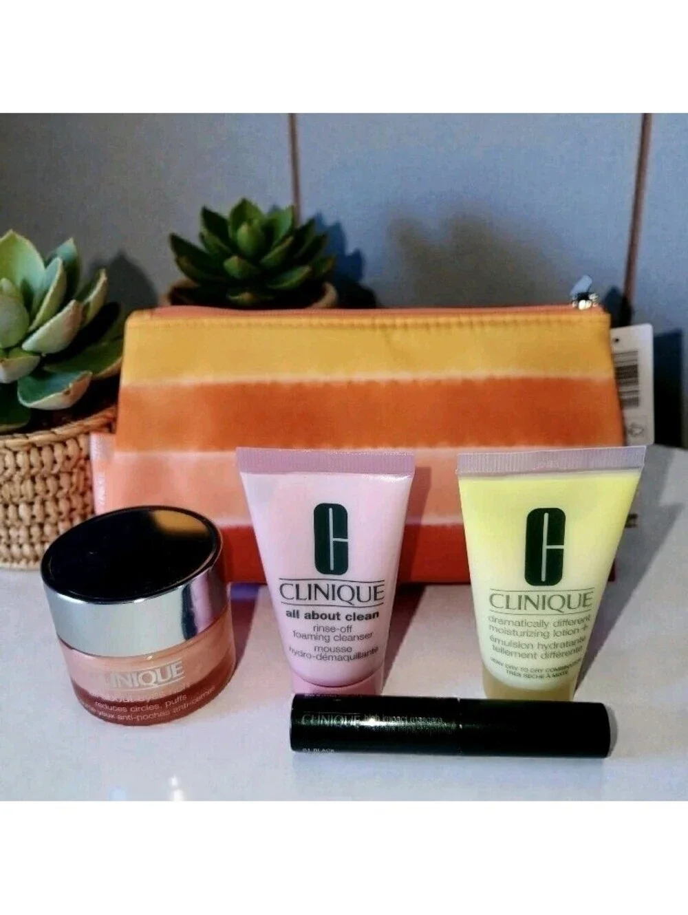 New Clinique All About Eyes Rich Cleanser Dramatically Different Moisturizer
